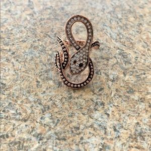 Rose Gold Snake Ring